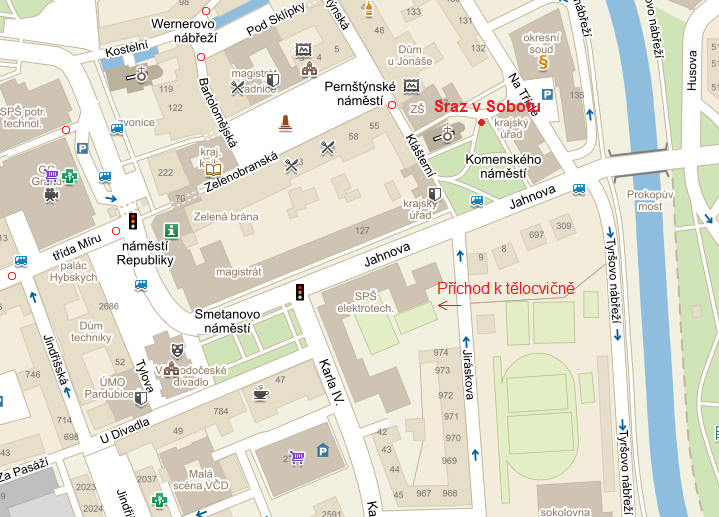 Mapa školy